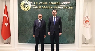 Şanlıurfa Valisi Hasan Şıldak’tan Bakan Kurum’a ziyaret