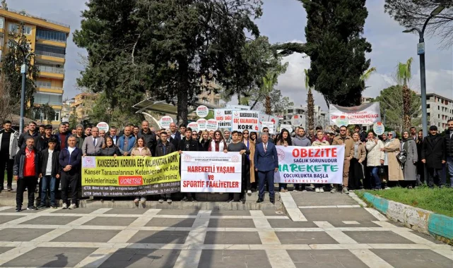 Şanlıurfa'da Dünya Sağlık Günü'nde Farkındalık Yürüyüşü Düzenlendi