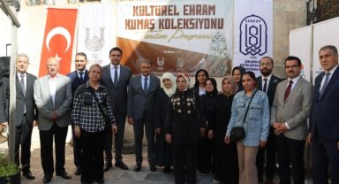 Şanlıurfa'da Kültürel Ehram Kumaş Koleksiyonu Tanıtıldı