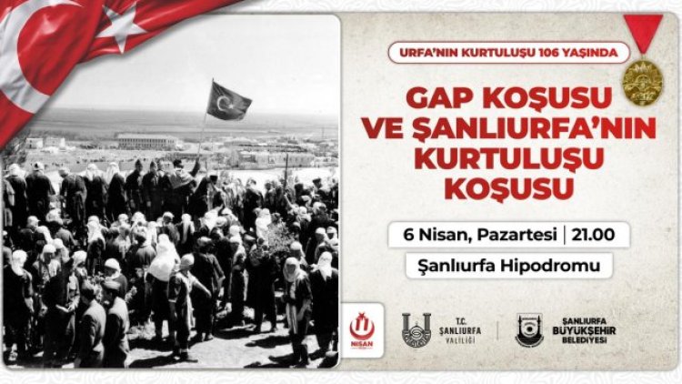 Şanlıurfa'da Kurtuluş Coşkusu GAP Koşusu ve Etkinliklerle Başlıyor