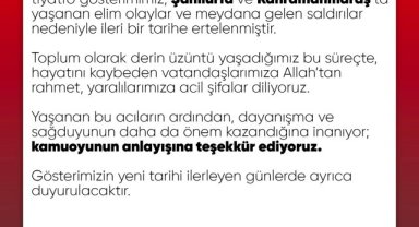 Şanlıurfa'da Tiyatro Gösterisi Ertelendi