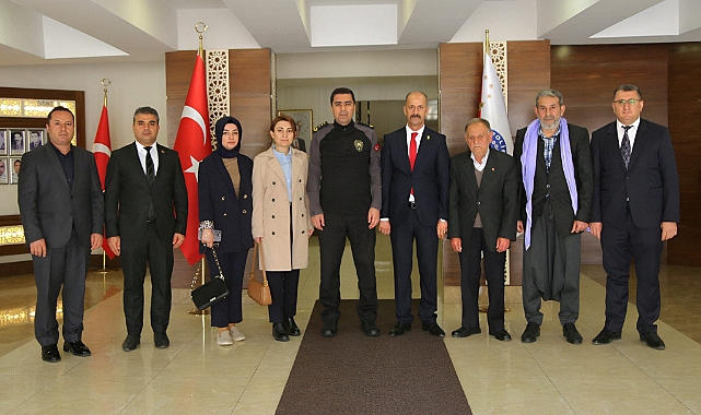 Şehit Gazi Derneğinden İl Emniyet Müdürü Aksoy'a Ziyaret.