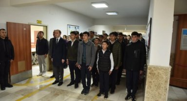 Siverek Kaymakamı Ahmet Koyuncu Meslek Lisesini Ziyaret Etti