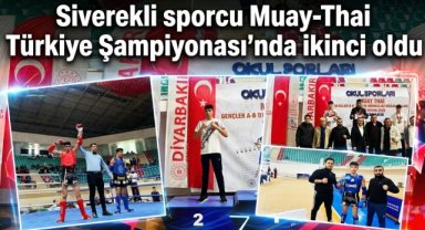 Siverekli Muay-Thai Sporcusu Türkiye Şampiyonası'nda İkinci Oldu