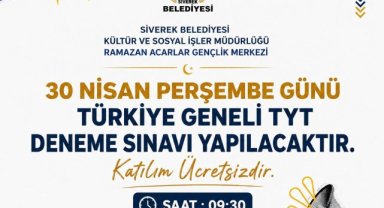 Siverek'te Gençlere Ücretsiz TYT Deneme Sınavı Fırsatı