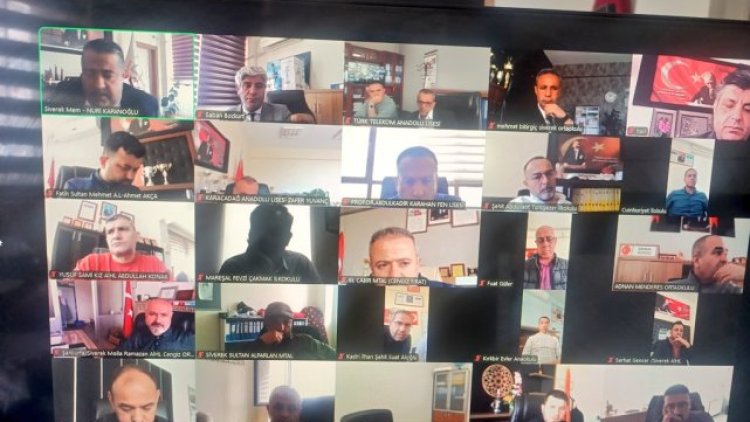 Siverek'te Okul Müdürleri ile Kırsal Mahalleler Değerlendirildi