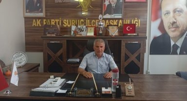 Suruç AK Parti'de Bina Nöbetçisi Hasan Çevik Görevde