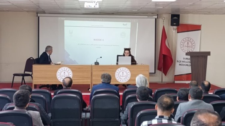 Suruç'ta Eğitim Değerlendirme Toplantısı: BİGEP Vurgusu