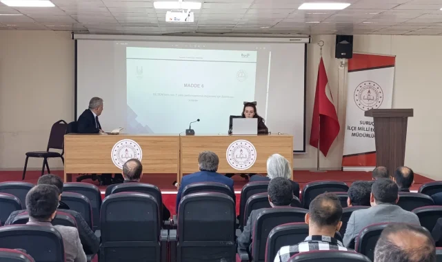 Suruç'ta Eğitim Değerlendirme Toplantısı: BİGEP Vurgusu