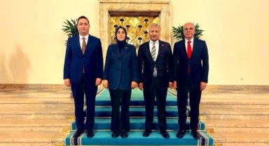 TBMM'de Halfeti Heyeti: Yazmacı, Kaymakam Korkmaz ve Başkan Şimşek'i Ağırladı