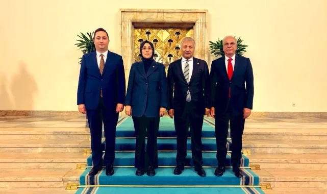 TBMM'de Halfeti Heyeti: Yazmacı, Kaymakam Korkmaz ve Başkan Şimşek'i Ağırladı