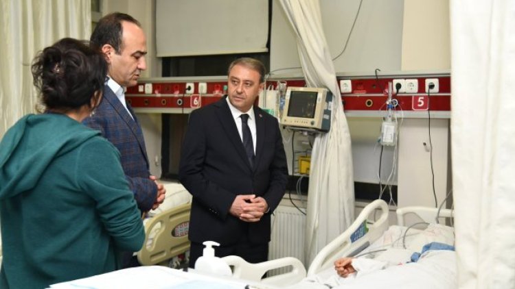 Vali Işıldak, Siverek'teki Yaralıları Ziyaret Etti