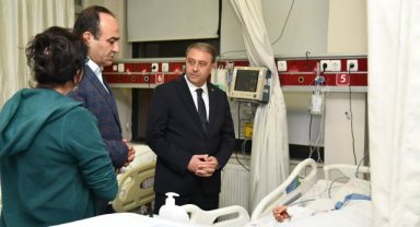 Vali Işıldak, Siverek'teki Yaralıları Ziyaret Etti