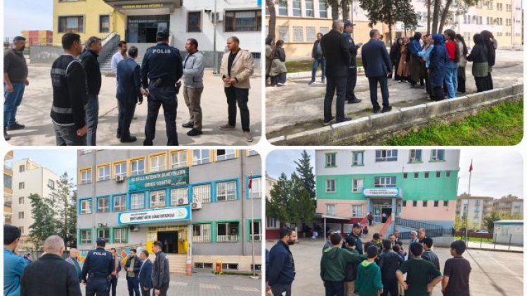 Viranşehir'de Okul Güvenliği En Üst Seviyeye Çıkarıldı