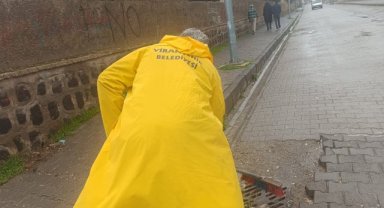 Viranşehir'de Yağışlara Karşı Ekipler Sahada