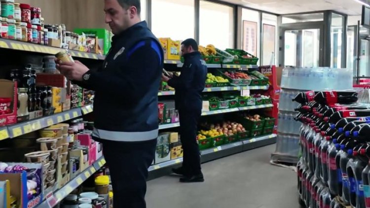 Viranşehir'de Zincir Marketlere Zabıta Denetimi