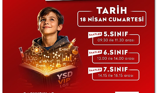 YSD VIP LGS Bursluluk ve Kabul Sınavı Başvuruları Başladı