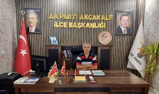 AK Parti Akçakale'de Nöbetçi İlçe Başkan Yardımcısı Yusuf Ayıkgöz Görev Başında