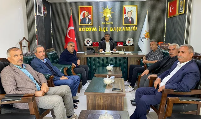 AK Parti Bozova İlçe Başkanı Mehmet Akgün'den Vatandaşlarla Sohbet