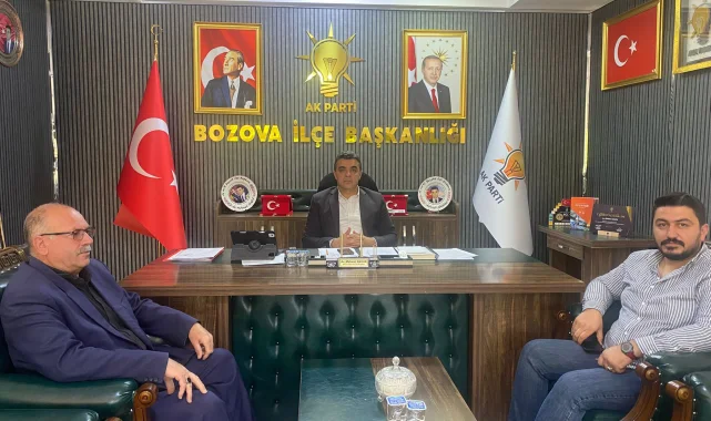 AK Parti Bozova'da Vefa Ziyareti: İsmail Tatlı'dan İlçe Başkanı Mehmet Akgün'e Ziyaret