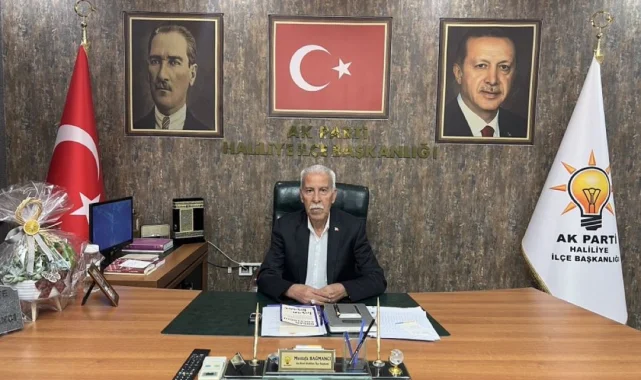 AK Parti Haliliye İlçe Başkanlığı'nda Nöbetçi Üye Mehmet Arslan Görevde