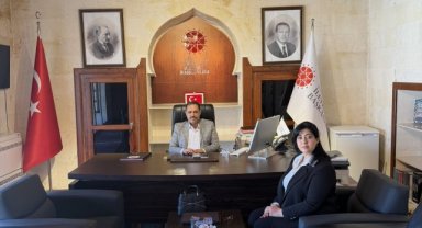 AK Parti Karaköprü Tanıtım Başkanı, İletişim Başkanlığı Bölge Müdürü'nü Ziyaret Etti
