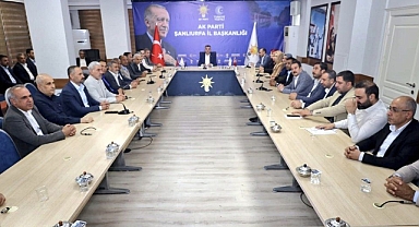 AK Parti Şanlıurfa İl Yönetimi'nde kritik toplantı!