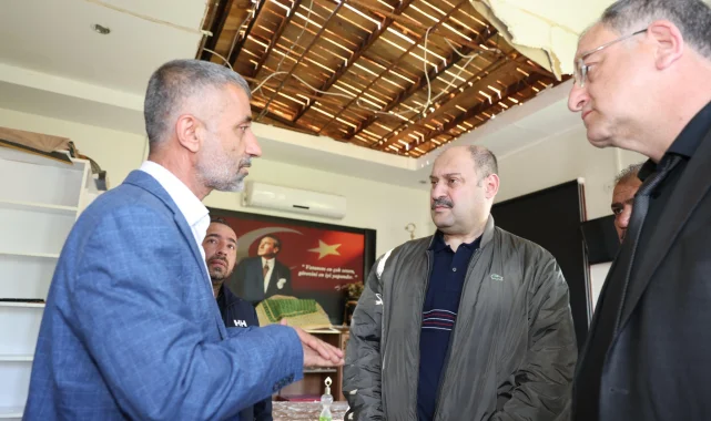 Başkan Gülpınar, Birecik'teki Sel ve Fırtına Sonrası Hasar Gören Bölgelerde İnceleme Yaptı