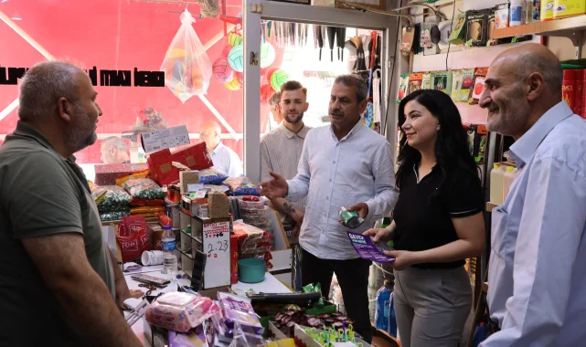 Ceylanpınar Eşbaşkanları Gazi Caddesi Esnafıyla Buluştu