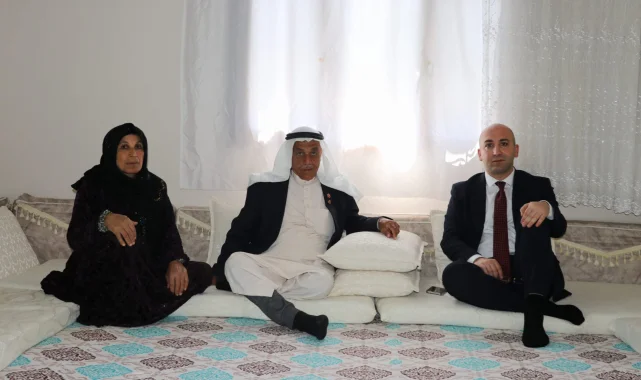 Ceylanpınar Kaymakamı Gazi Ahmet Adıgüzel'i Ziyaret Etti