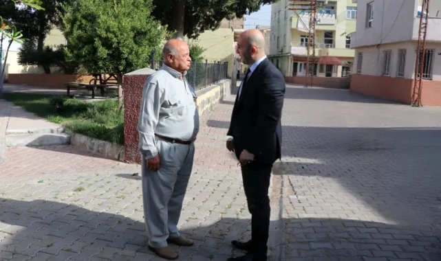Ceylanpınar Kaymakamı Mehmet Çağatay Çakal, Kıbrıs Gazisi Hıdır Can'ı Ziyaret Etti