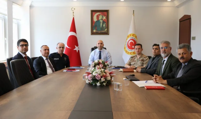 Ceylanpınar'da Okul Güvenliği Toplantısı Yapıldı