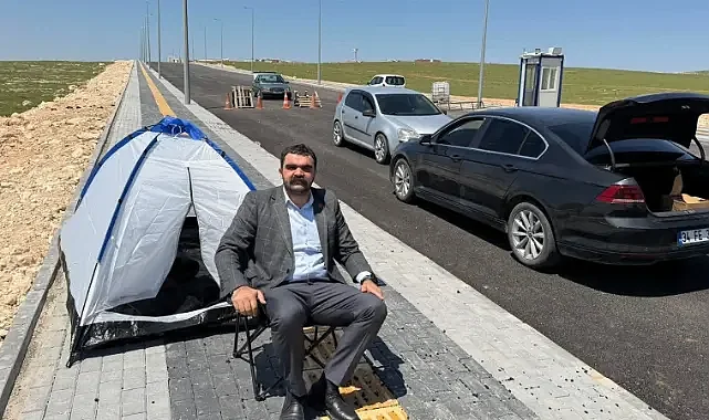 CHP Bozova İlçe Başkanı Gül’den TOKİ için eylem