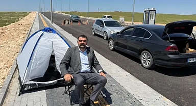 CHP Bozova İlçe Başkanı Gül’den TOKİ için eylem