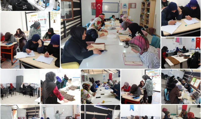 Eyyübiye'de Kadın Destek Merkezlerinde Kurslar Yoğun İlgi Görüyor