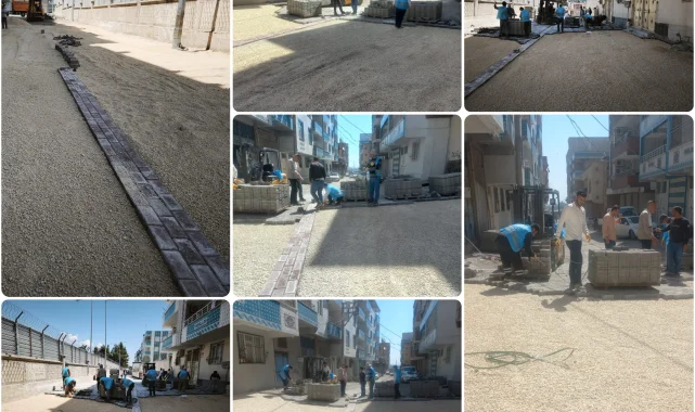 Eyyübiye'de Üst Yapı Çalışmaları Hız Kesmeden Devam Ediyor