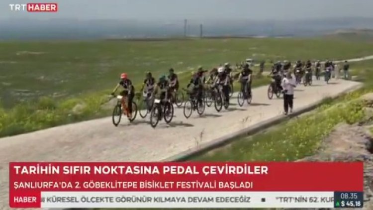 Göbeklitepe'ye Bisikletli Tur: TRT Haber'de Yer Aldı