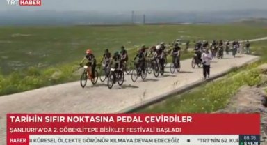 Göbeklitepe'ye Bisikletli Tur: TRT Haber'de Yer Aldı