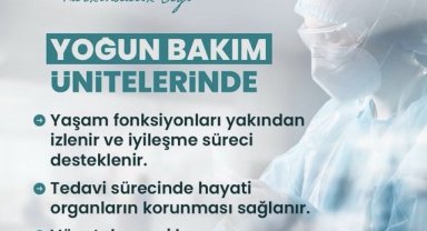 Harran Devlet Hastanesi'nden Yoğun Bakım Farkındalık Ayı Mesajı