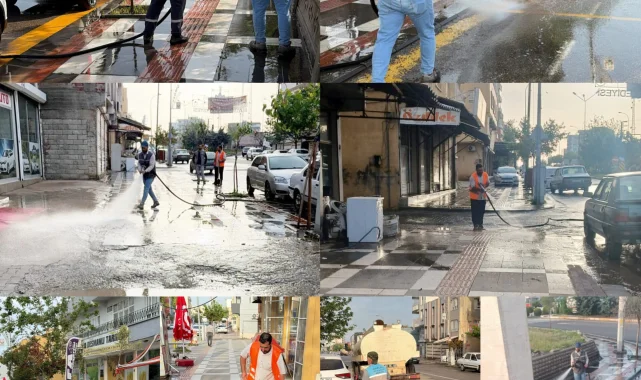 Hilvan'da Temizlik Çalışmaları Devam Ediyor