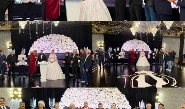Hilvan'da Yeni Evlenen Çiftlere Tebrik