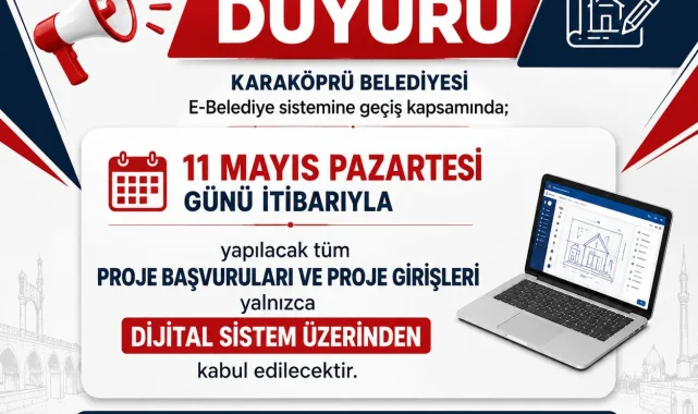 Karaköprü Belediyesi'nden Dijital Başvuru Dönemi: 11 Mayıs'tan İtibaren E-Belediye Sistemi Devrede
