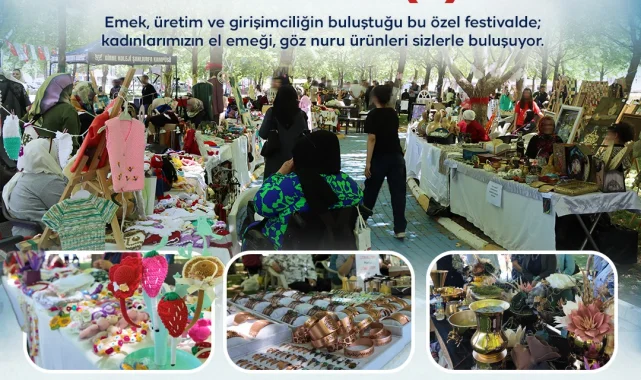 Karaköprü'de Üreten Eller Kadın Girişimciler Festivali Başlıyor