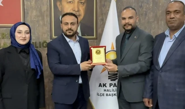 Milli Beka Hareketi Şanlıurfa İl Başkanı ve Kadın Kolları Başkanı AK Parti Haliliye İlçe Başkanlığını Ziyaret Etti