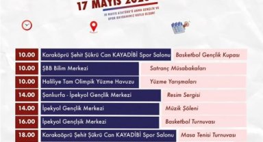 Şanlıurfa'da Gençlik Haftası Coşkusu Şehrin Dört Bir Yanında Sürüyor