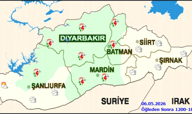 Şanlıurfa'da Gök Gürültülü Sağanak Yağış Bekleniyor: Kuvvetli Yağış ve Toz Taşınımı Uyarısı