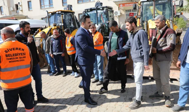 Viranşehir Kaymakamı Ülkü'den Siverek Belediyesi Ekiplerine Teşekkür