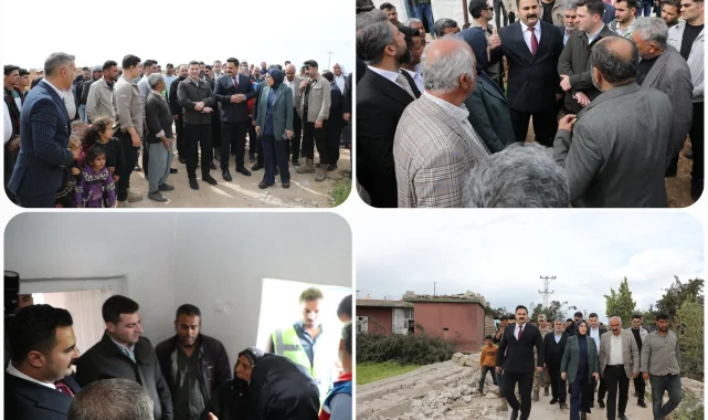 Viranşehir'de Fırtına Sonrası Vatandaş Ziyareti: Kaymakam Ülkü ve Milletvekili Yazmacı Sahada