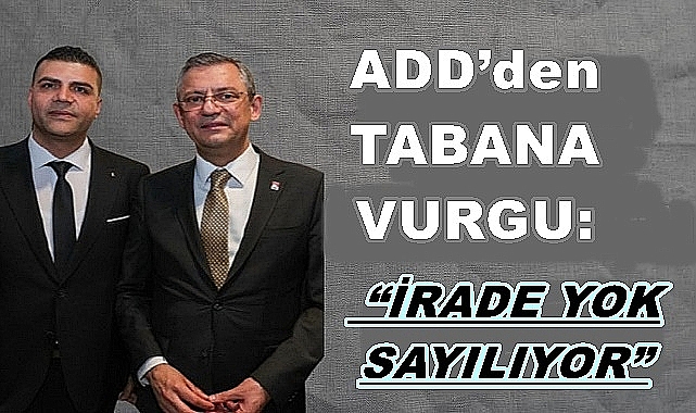 ADD Şanlıurfa’dan Siyasi Deprem Etkisi Yaratan Çıkış!..