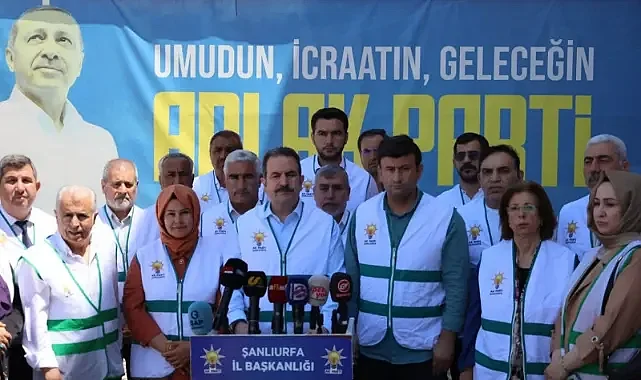 AK Parti Şanlıurfa’dan Dünya Çevre Günü Mesajı: “Yeşil Gelecek İçin Kararlıyız”